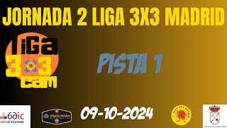 Jornada 2  Pista 1  Liga 3x3 Madrid liga3x3 madrid3x3fiba ligamadrid3x3 colmenarejo [upl. by Eldwin838]