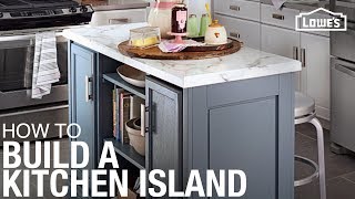 How to Build a DIY Kitchen Island [upl. by Eenram]