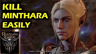 How to Kill Minthara Easily Without Fighting  Baldurs Gate 3 [upl. by Beaulieu]