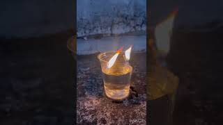 Disposal glass 🔥 trending foryou science popular scienceexperiment firework water viral [upl. by Kant]