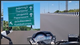 Kumbakonam Thanjavur new highway bike ride 🏍️ shaglitz bike [upl. by Abby]