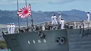 Japanese Navy Enters Pearl Harbor Flying The Rising Sun [upl. by Erik]