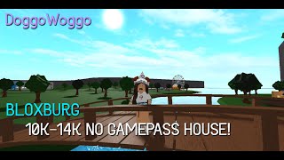 10k14k Bloxburg House No Gamepasses  ROBLOX [upl. by Risser432]