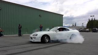 Toyota supra epic burnout [upl. by Miguel]