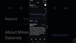 Mines of Dalarnia Crypto Exploding up in value right now insane pump [upl. by Ailugram806]