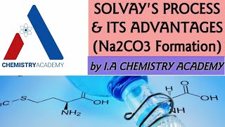 Ammonium Soda Solvay Process and Its Advantages Preparation of NaHCO3 and Na2CO3 [upl. by Tyrus]