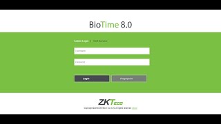 Biotime software loading problem solution ZKTeco biotime [upl. by Eisaj]