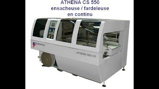 Athena CS 550 fardeleuse ensacheuse en continue [upl. by Winnifred]