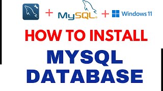 how to install mysql community server on windows 11  HOW TO install MYSQL for windows 11  mysql [upl. by Noral]