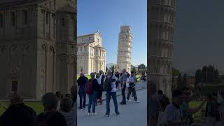 Had to do this pose 😊😊amazing architecture 🇮🇹🇮🇹 pisa italy tourist europeantravel travel [upl. by Buiron274]