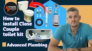 How to fit a close coupled toilet step by step  Plumber [upl. by Loriner]