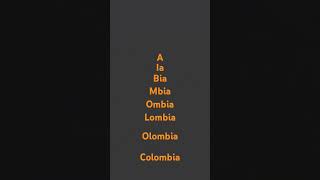 Colombia olombia [upl. by Ayel]