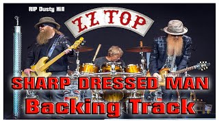 ZZ Top  Sharp Dressed Man  Backing Track [upl. by Mayes]