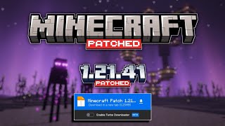 Minecraft 12141 patch Apk Download  Mcpe New Patch Download  mcpe 12141 Patch Apk ✨✨ [upl. by Parik]