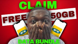 Latest MTN Data Cheat  Activate MTN Free 50GB Data Bundle [upl. by Eidnim]