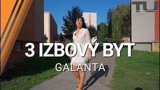 3 IZBOVÝ BYT NA PREDAJ  Galanta [upl. by Clippard]