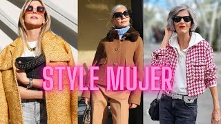 MODA 2024 🌸STYLE CON CHAQUETAS FASHION MUJER [upl. by Milton938]