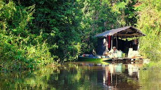 2 HARI 2 MALAM DI HUTAN RAWA BERBURU IKAN DI PERANGKAP AIR DALAM DAN BAUNG MONSTER DI DANAU LUAS [upl. by Elata551]