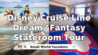 Disney DreamDisney Fantasy  Concierge Family Oceanview Stateroom with Verandah [upl. by Nolyad]