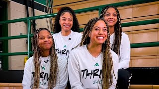 Four Texas sisters playing for same basketball team talk unique family bond and hope for state title [upl. by Earvin154]