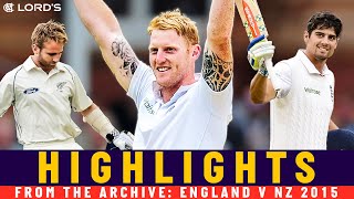 Stokes Hits Fastest 100 at Lords in Incredible Comeback Win  England v New Zealand 2015  Lords [upl. by Merrow276]