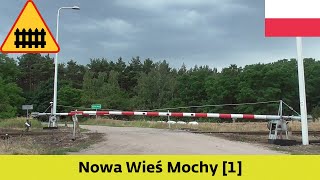 Železniční přejezdPrzejazd kolejowy Nowa Wieś Mochy 1 PL  572023 [upl. by Flossie416]