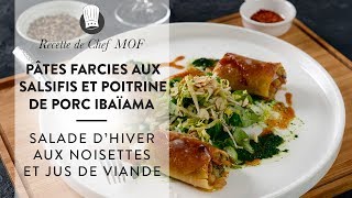 La Chef MOF Andrée Rosier réalise une recette étoilée de pâtes farcies  😋⭐️ [upl. by Light]