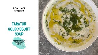 Tarator  Cold Yogurt amp Cucumber Soup [upl. by Epifano]