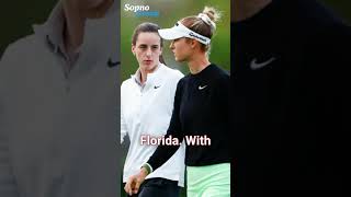 After playing golf with Caitlin Clark Nelly Korda gives her honest opinion on her caitlinclark [upl. by Nhoj669]