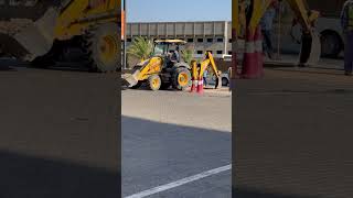 Jcb 3CX open cabin work Rd activation location Saudi Arabia jcb3cx RdActivation ￼construction [upl. by Elyag]