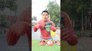 Team Colorman Spiderman Vs Doll Squid Game Choose Mask nonoshortvideo 11 [upl. by Claudianus]