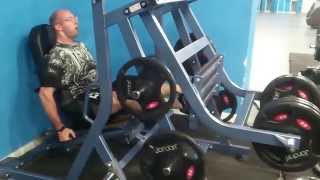 PRENSA HORIZONTAL HAMMER STRENGTH HAMMER STRENGTH HORIZONTAL LEG PRESS [upl. by Anwad]