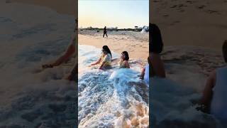 Golden beach ⛱️ ❤️yashashivi youtubeshorts [upl. by Aivata78]