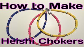 How To Make A Heishi Choker [upl. by Airekahs]