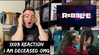 Rebelde  1x03 Hes Going Down REACTION [upl. by Ecydnac]