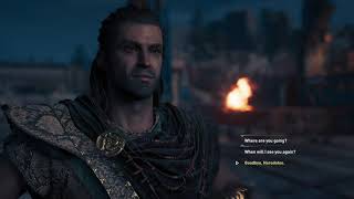 Assassins Creed Odyssey Herodotus leaves [upl. by Nonnaihr]