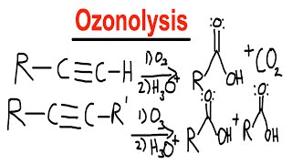 Ozonolysis  Oxidative Cleavage  Alkyne Reaction  Organic Chemsitry [upl. by Wachtel]