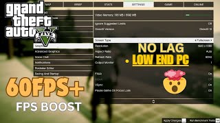 GTA 5 Best Graphics Settings For Low End PC  No Lag And 60 FPS on 2GB Ram  1 GB Graphics Card [upl. by Tonry]