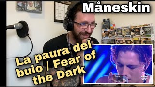 METALHEAD REACTS Måneskin  La paura del buio  Fear of the Dark Radio Italia Live [upl. by Kcirtapnhoj]