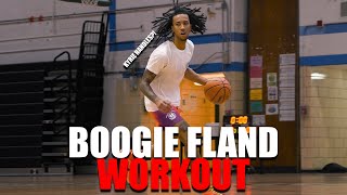 Arkansas PG Boogie Fland FULL Workout w DailyMaintenanceTraining  The Keys To Being Shifty [upl. by Olinad]