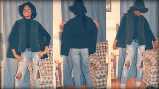 DIY Cape Jacket or Cape Blazer  Fashion Friday Sewing Tutorial [upl. by Adranoel924]