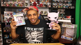 10 INCH Mewtwo amp Flocked Funko Pops From Toys R Us Review [upl. by Mcroberts]