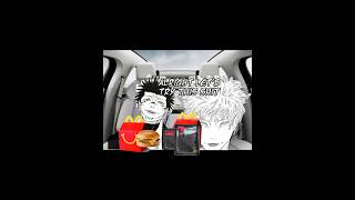 JJK SKIT sukuna and gojo go to mcdonalds mcdonalds Gojo Golu Sukuna Jjk [upl. by Nicholle]