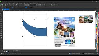 How To Create New Advertising Flyer Design Using Coreldraw Ahsan Sabri [upl. by Attiuqihc]