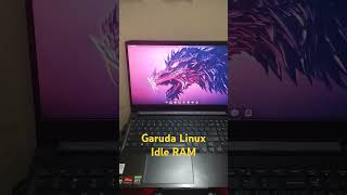 Garuda Linux  Idle RAM  linux garuda [upl. by Cattier597]