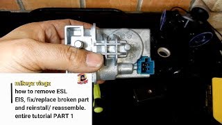 HOW TO remove and fix ESLEIS ELV MODULE w212 w204 mercedes motor replace Part 1 [upl. by Schram]