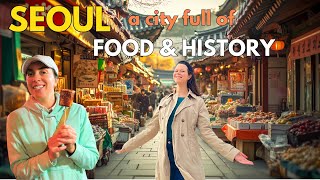 Seoul Food Tour amp History  Korea Travel Vlog  Kwangjang Market [upl. by Barb]