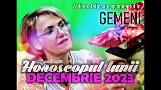 GEMENI ♊ Foarte ocupati⭐ Horoscopul lunii DECEMBRIE 2023 [upl. by Ainitsirc]