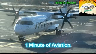 1 Minute of Aviation Finnair Airbus A320 takeoff from Alicante [upl. by Celeski920]