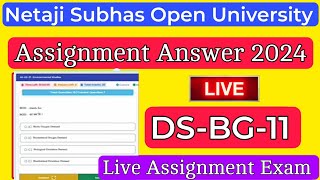 nsou assignment 2024 answers  nsou DSBG11 assignment answer  DSBG11  nsou assignment 2024 [upl. by Kaila]